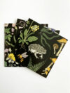 3 pack of black greetings cards