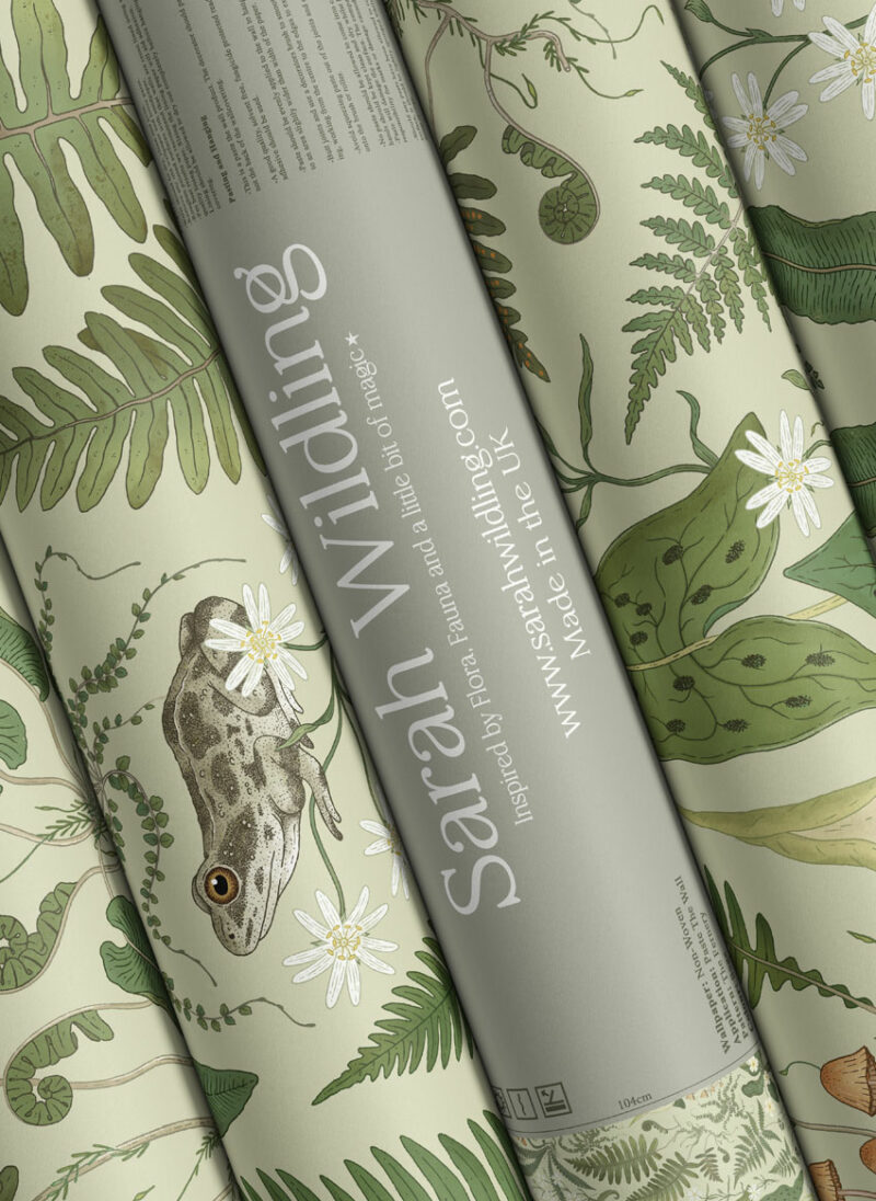 the fernery sage wallpaper