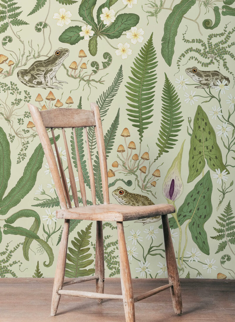 the fernery sage wallpaper