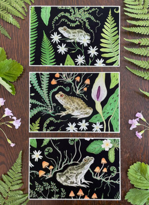 postcard art prints the fernery collection pale sage (copy)